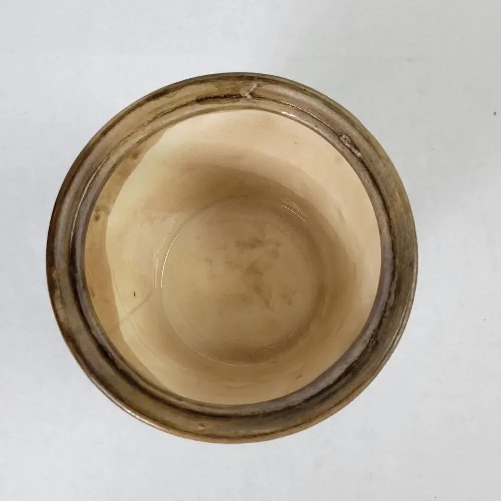 Vintage‎ Tilso Japan Fiesta Dot Pattern Ceramic Grease Jar